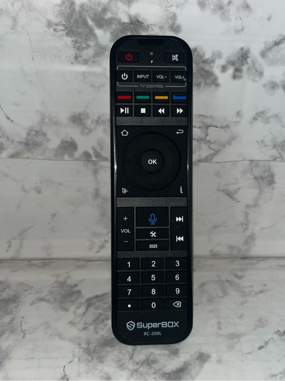 Superbox RC-200L BACKLIT Remote Voice Command - Bluetooth S5 S6 S7- Works